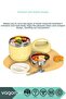 Bento 1200ml 1 Bowl 4-6 Hour Steel Lunch Box with Thermos Feature - 3