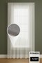 Linen Bamboo Tulle Curtain – Drop Herringbone – Tight Pleat |   Full Size Measure Your Note to the Seller! - 3