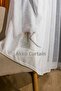 Foldet Linen Thim Pleated 1X3 Tulle Curtain Salon Balcony Kitchen Tulle