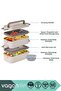 Bento 2000ml Lunchbox New Collection 2 Layers 3 Compartments Steel Lunch Box with Mini Bowl - 2
