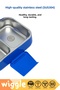 Bento 1030ml Lunchbox Sonic Licensed Single Layer 2 Compartment Stainless Steel Lunch Box Lunch Box - 5
