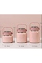 Steel Food Thermos Lunch Thermos for Hot or Cold Food 500 ml Pink - 2