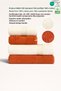 4-Piece Bath Towel Set 100% Cotton Certified Body and Head |   Dowry 50X90 - 70X140 Cream - Orange - 2