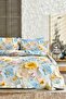 طقم غطاء لحاف كبير الحجم مصنوع من القطن بنسبة 100% من نوع PERCALE 5D Digital Spring-220x240
