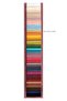 READY FOR USE MUSTARD COLOR MEDIUM BATTERY 1X2.5 FON CURTAIN SINGLE WING 12485 - 5