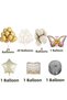 Party Mixed Gold Butterfly Birthday Concept with Plenty of Balloons Birthday Set - 2