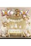Party Mixed Gold Butterfly Birthday Concept with Plenty of Balloons Birthday Set