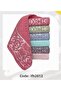 Bukle Jacquard Soft Motif Patterned Hand and Face Towel 50 X 90 cm X 3 Pieces