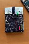 Linen Book Cover with Pockets, Mathematics Patterned Book Lover Gift - 4