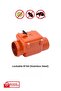 160mm Lockable Sewage Water Check Valve Stainless Steel Valve Mouse Blocker - 4