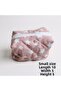 Pink Star Pattern Quilted Cosmetic Travel Health Makeup Bag - 4