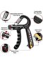 Original Counter Hand Spring 60 kg - 5 kg Adjustable Hand Spring Wrist Muscle Strengthener Black - 2