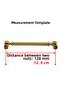 Furniture Drawer Kitchen Cabinet Cupboard Modern Cover Handles Gold Golden Metal Handle 128 mm - 2