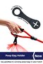 Dog Poop Bag Holder Silicone Dirty Bag Carrying Accessory Flexible Practical Lightweight Fits All Leash