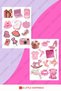 Pink Grils Set of 6 Pink Themed Stickers Suitable for Planner Agenda Bullet Journal - 3