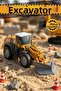 Toy Snow Plow with Metal Head - Friction Powered Moving Snow Shovel Construction Vehicle