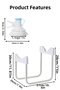 Safety Bottle Faucet Head Metal Stand Set Leak-Proof Bottle Use Apparatus - 3