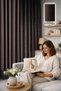 VELVET Textured Curtain Panel Drapery Curtain for Living Room and Bedroom (1x2 Pleats)