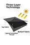 Light Gray Blackout, Light and Sun-Blocking Blackout Curtain, Drapery Curtain, Unpleated A-QUALITY++ [ENXBOY] - 4