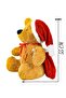 55 cm My Rose Teddy Bear Santa Claus Plush Teddy Bear with Cape - 3