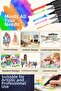 24-Piece Double-Sided Professional Marker Pen Set – Drawing Set with Carrying Case - 2