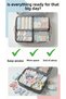 6-Piece Baby Care Bag Hospital Discharge Maternity Bag Organizer Gray Set - 3