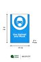 Sign from the Warning Sign Series, Labeled, "Use Helmet and Mask" - 35X25 cm 3 mm Forex - 5