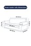 3.3.1.1 Sofa Cover Cream Sofa Slipcover Set Elastic Sofa Cover - 5