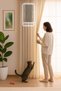 Flowing Durable Decorative Weighted Tulle Curtain Pleated Kitchen Living Room Bedroom Children's Room Entrance