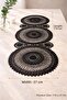 Black Lace Runner Tablecloth |   Stylish and Decorative Living Room & Kitchen Runner 110X37 cm - 3