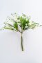 Artificial Flower 6-Branch Spring Bell (Wet Textured Flower) Bunch 30 cm White - 3