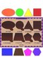 Wooden French Numbers and Geometric Shapes Set of 2 Educational Puzzle - 6