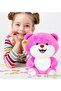 "Pink Mani Teddy Bear - the Sweetest Gift with His Smiling Face!" - 2