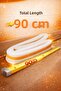 5 Pieces Adhesive under Door (Threshold) Tape Heat Cold Sound Insulation Sponge 90 cm Energy Saving - 4