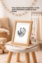 Baby Hand and Footprint Set, Inkless Non-Contact Printing Kit and Newborn Gift Memory Frame - 4