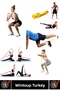 Premium Fitness Squat Pilates Gymnastics Sports Aerobics Exercise Light Medium Firmness Resistance Band - 3