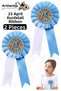 23 April Ribbon Badge 2 Pieces Blue and White Collar Badge Children's Day Event 15 cm Kokart