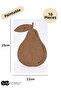 10-Piece Pear Painting Set 10 Paints 10 Brushes - 2
