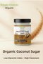 Organic Coconut Sugar -170 Gr Glass Bottle
