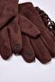 Dark Brown Women's Gloves - 3