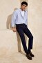 Lacivert Normal Kalıp/Regular Fit Fit Chino Boru Paça Mevsimlik Erkek DokumaPantolon TMNSS26PL00006