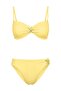 Sarı Döküm Aksesuarlı Straplez Kaplı Normal Bel Regular Bikini Takımı TBESS26BT00040 - 5
