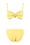 Sarı Döküm Aksesuarlı Straplez Kaplı Normal Bel Regular Bikini Takımı TBESS26BT00040 - 6