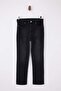 Siyah Yüksek Bel Straight Yumuşak Ekstra Esneyen Örme Kot/Jeans TWOSS26JE00104 - 6