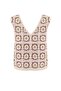 Etnik Modelli Premium Ajurlu Triko V Yaka Plaj Bluz TBESS26BZ00006 - 6