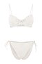 Ekru Tünelli Dokulu Balconette Kaplı Normal Bel Regular Bikini Takımı TBESS26BT00039 - 6