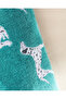 Dalmatien Yarn Dyed Face Towel - Water Green - 50X85 cm - 4