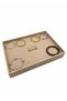 Domestic Production Suede Fabric Milk Coffee Color 34/24 cm Submerged Pull Inside Bracelet Handcuffs Table
