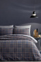 Fitted Sheet Duvet Cover Set Double Nordic Style Gray