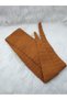 Viral Cotton Croissant Scarf/1.20Cm Cinnamon Color Croissant Scarf/Sophi̇e Scarf/Trendy Scarf/Gift - 2